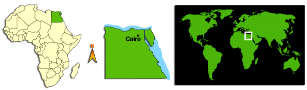 Carte Égypte