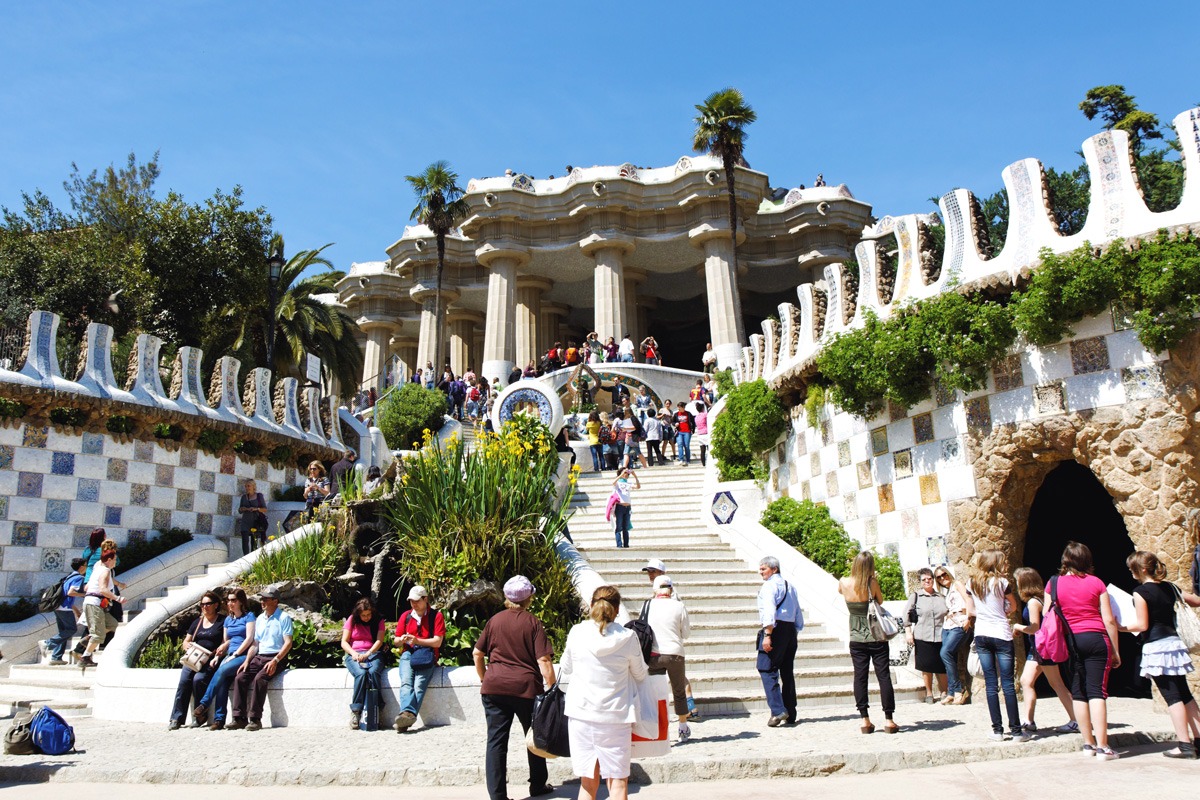 Escalier du Dragon - Parc Gell