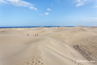 Dune de sable à Grande Canarie - Canaries
