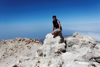 au sommet du Teide, 3 718 m - Tenerife - Canaries