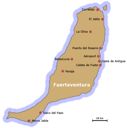 carte fuerteventura