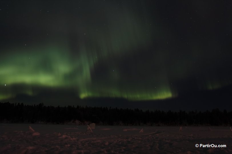 Aurore polaire en Laponie