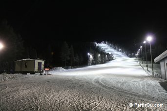 Piste de ski à Levi - Finlande