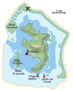 Carte de Bora-Bora