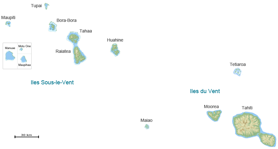 Archipel de la Société - Polynésie française