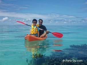 Kayak à Tahaa - Polynésie française
