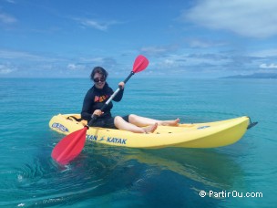 Kayak à Tahaa - Polynésie française