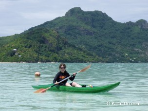 Kayak à Maupiti - Polynésie française