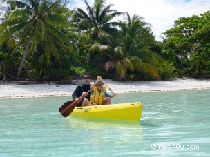 Kayak à Maupiti - Polynésie française