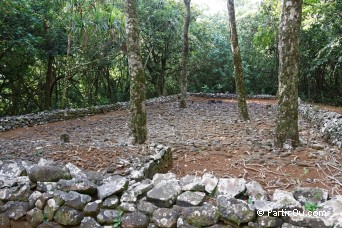 Site archéologique à Moorea - Polynésie française