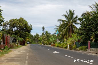 Route circulaire à Moorea - Polynésie française