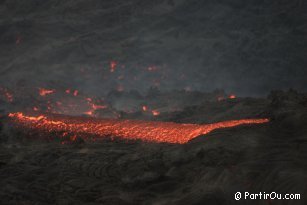 Coulée de lave du volcan Pacaya - Guatemala