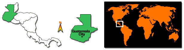 Carte Guatemala