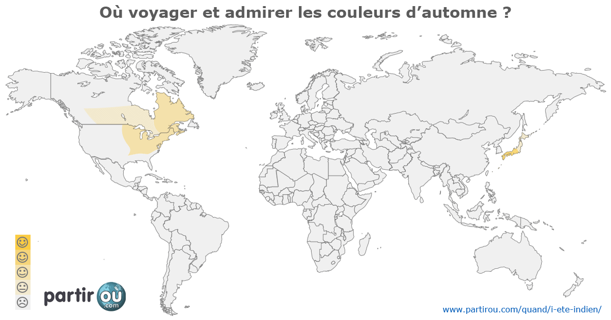 O partir dans le monde et admirer les couleurs d'automne ?