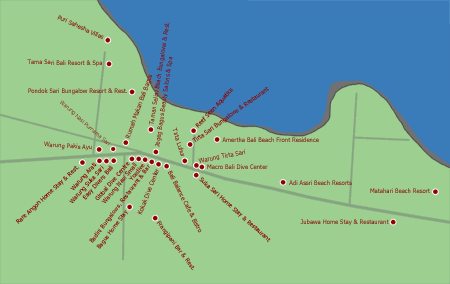 Plan de Pemuteran - Bali - Indonsie