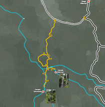 Carte de randonnée vers les cascades de Sekumpul et Gerombong - Bali