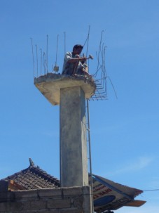 Construction à Bali
