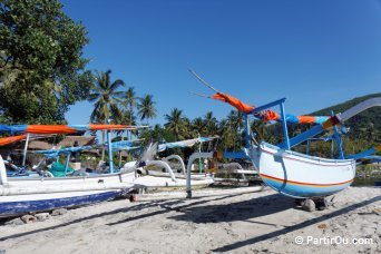Jukungs, bateaux traditionels balinais