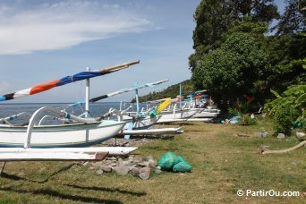 Jukungs, bateaux traditionels balinais