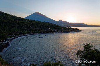 Gunung Agung vue depuis Amed - Bali - Indonésie