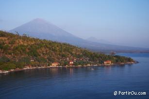 Volcan Gunung Agung et le village d'Amed - Bali