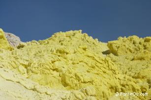 Soufre du volcan Kawah Ijen - Indonsie