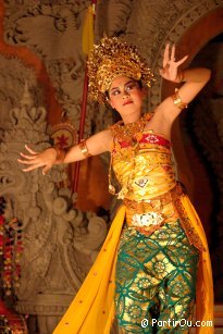 Danse "Legong" à Ubud - Bali - Indonésie