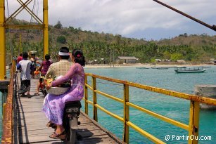 Passerelle Lembongan/Ceningan - Indonsie