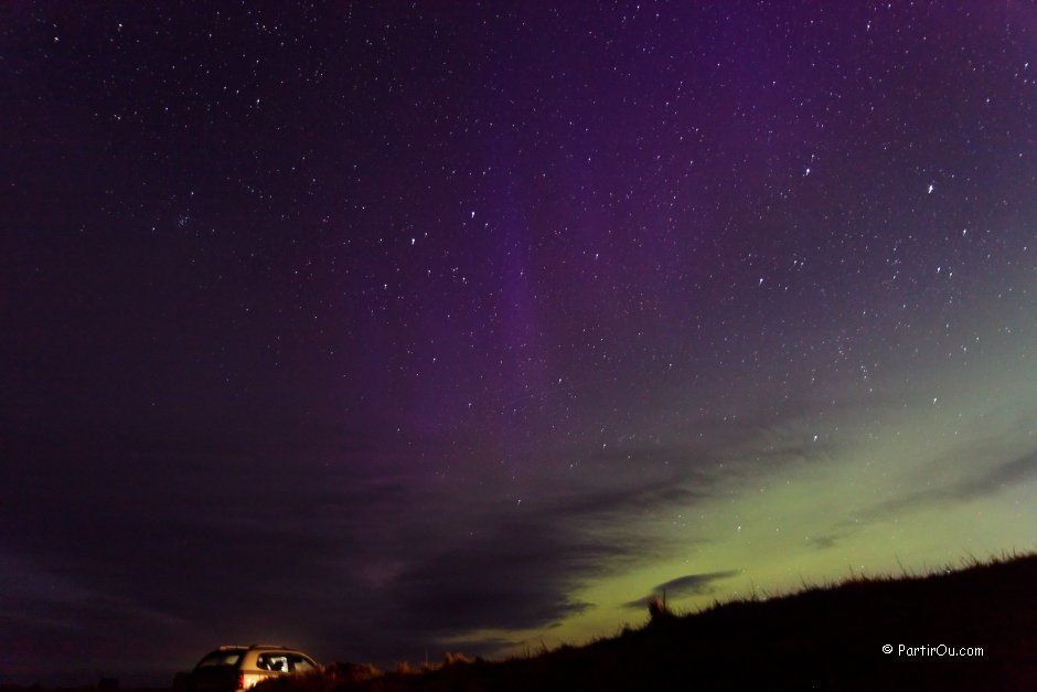 Aurore borales en Islande