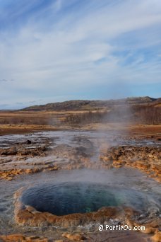 Geyser Strokkur  Geysir - Islande