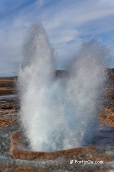 Geyser Strokkur  Geysir - Islande