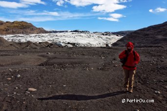 Glacier Slheimajkull - Islande