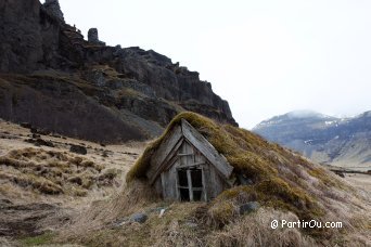 Village de Npsstaur - Islande