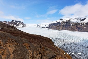 Glacier de Skaftafellsjökull - Islande