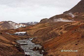 Activité géothermique de Hveragerði - Islande