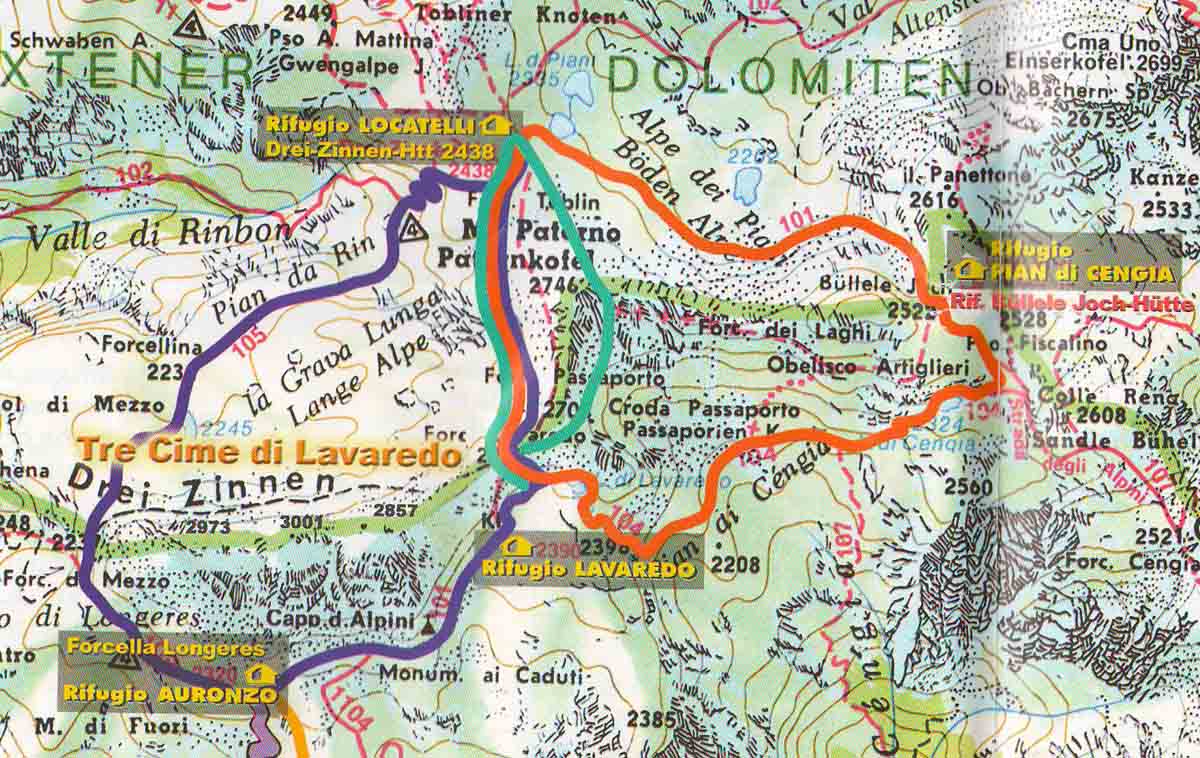 Dolomites Carte Carte