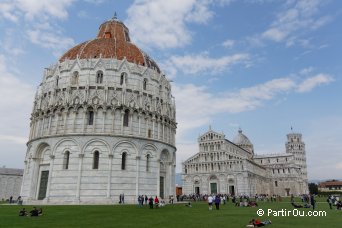 Baptistre et cathdrale de Pise - Italie