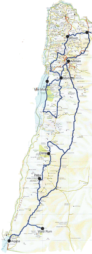 Notre parcours en Jordanie