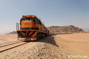 Train à Wadi Rum - Jordanie