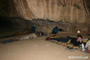 Nuit  la belle toile  Wadi Rum - Jordanie