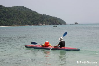 Kayak à Pulau Gemia - Malaisie