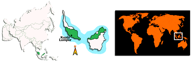 Carte Malaisie