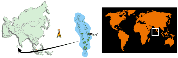 Carte Maldives
