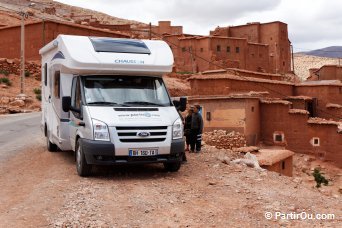 Notre camping-car au Maroc