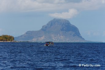 Morne Brabant sur la pninsule du Morne - Maurice