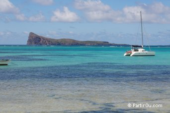 L'le Coin de Mire vue du Cap Malheureux - Maurice