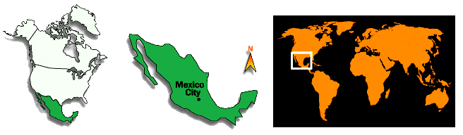 Carte Mexique