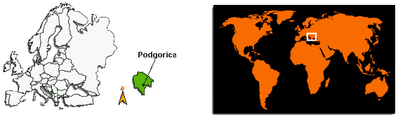 Carte Monténégro
