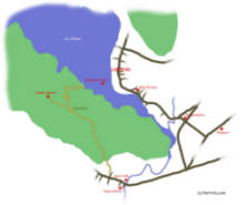 Plan des alentours de Pokhara