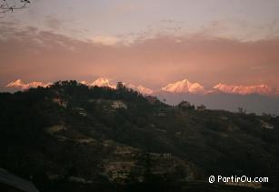 Chane himalayenne depuis Nagarkot